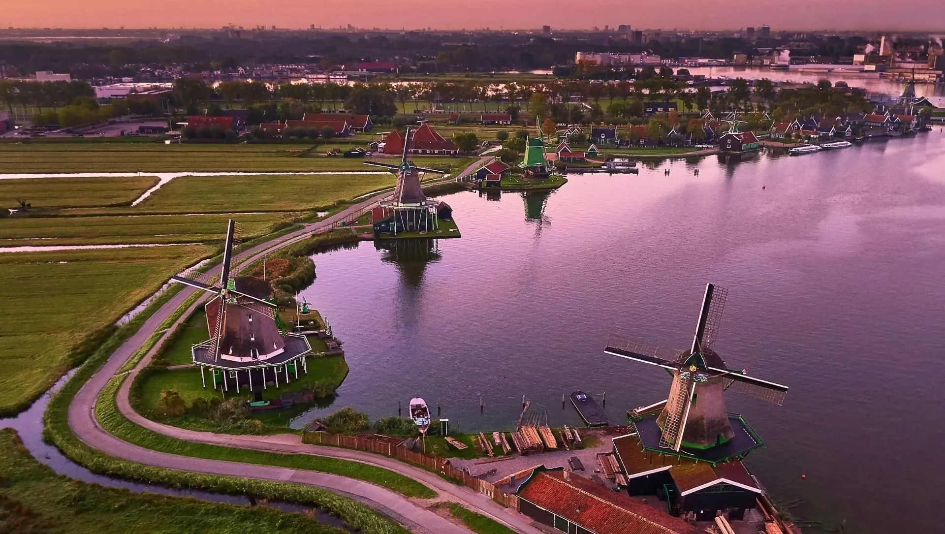 Hollande Zaandse Schans Zaanstad Moulins - Pays-Bas