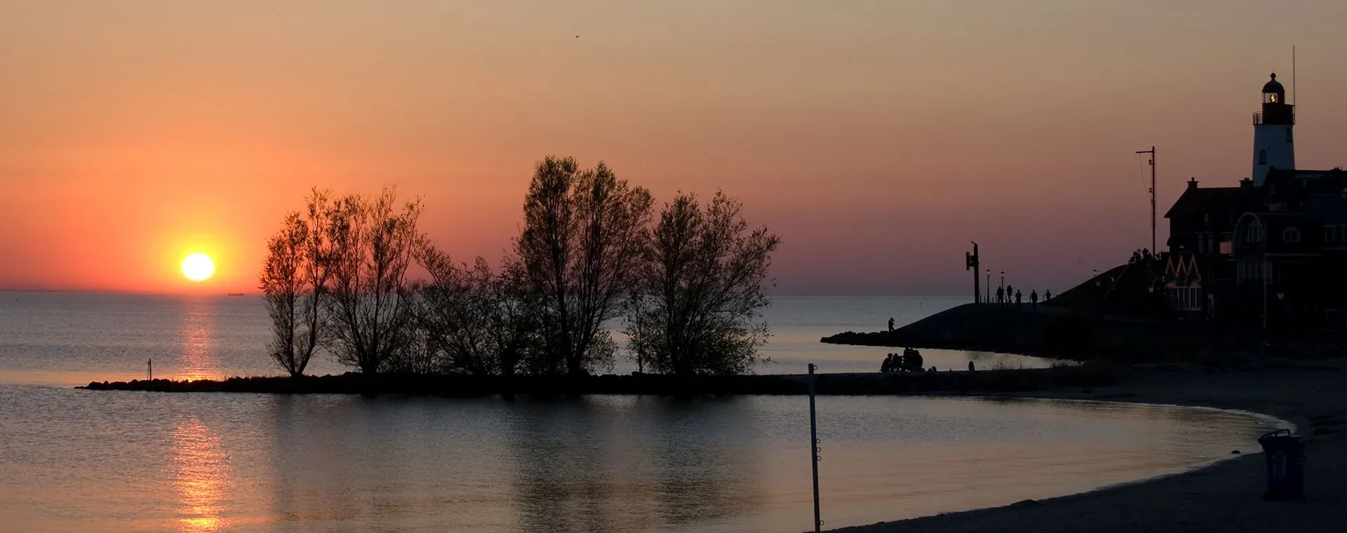 Ijsselmeer Coucher Soleil - Pays-Bas