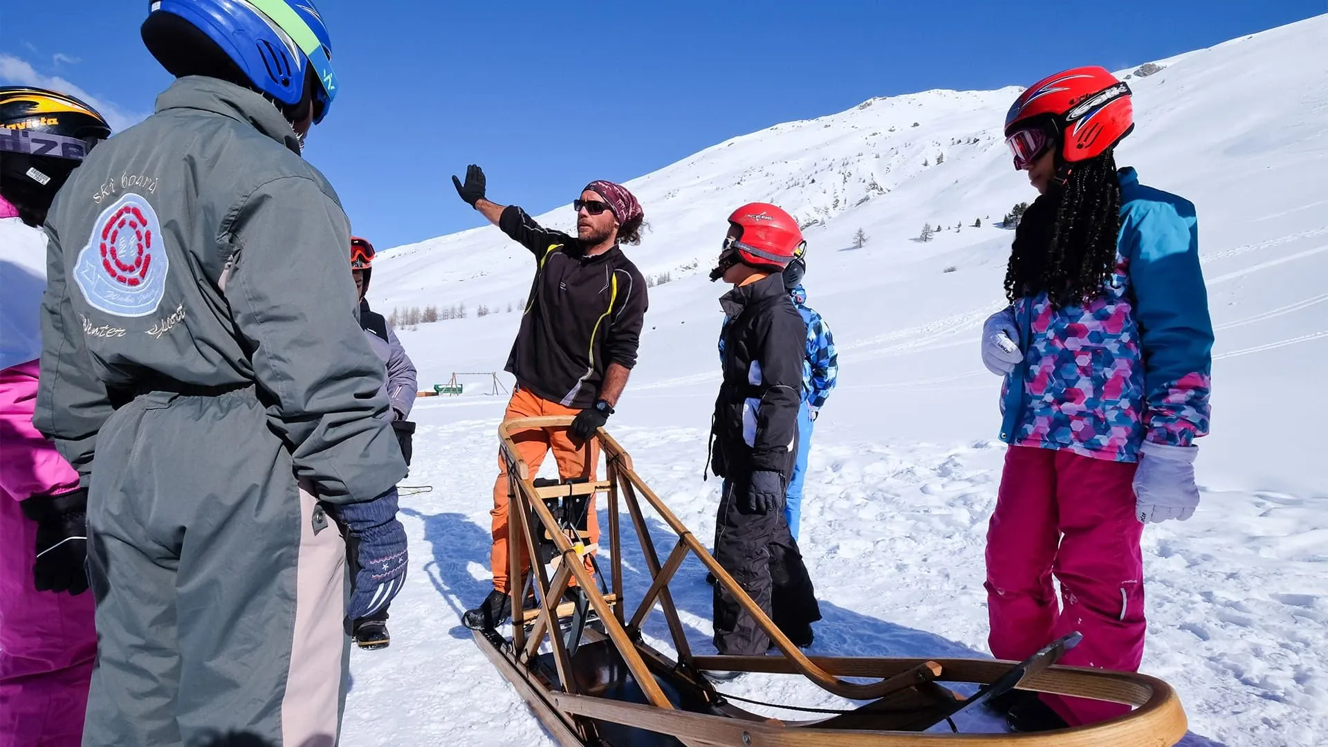 Initiation Chien De Traineau Queyras - France