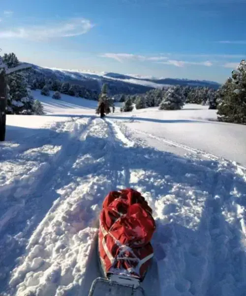 J2 - Hauts plateaux du Vercors et pulka © David Praire