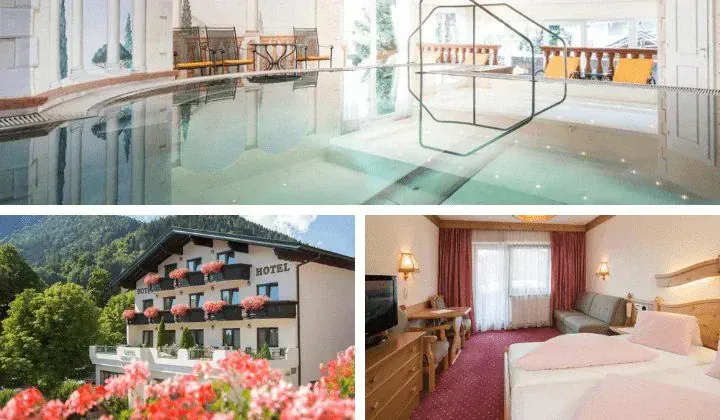 Hotel Jenbachhof avec piscine et chambre - Alpes autrichiennes
