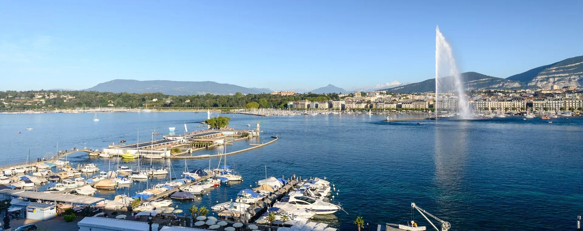 Jet Eau Bains Paquis Geneve - France