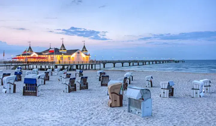 Jetee Ahlbeck Ile Usedom Allemagne