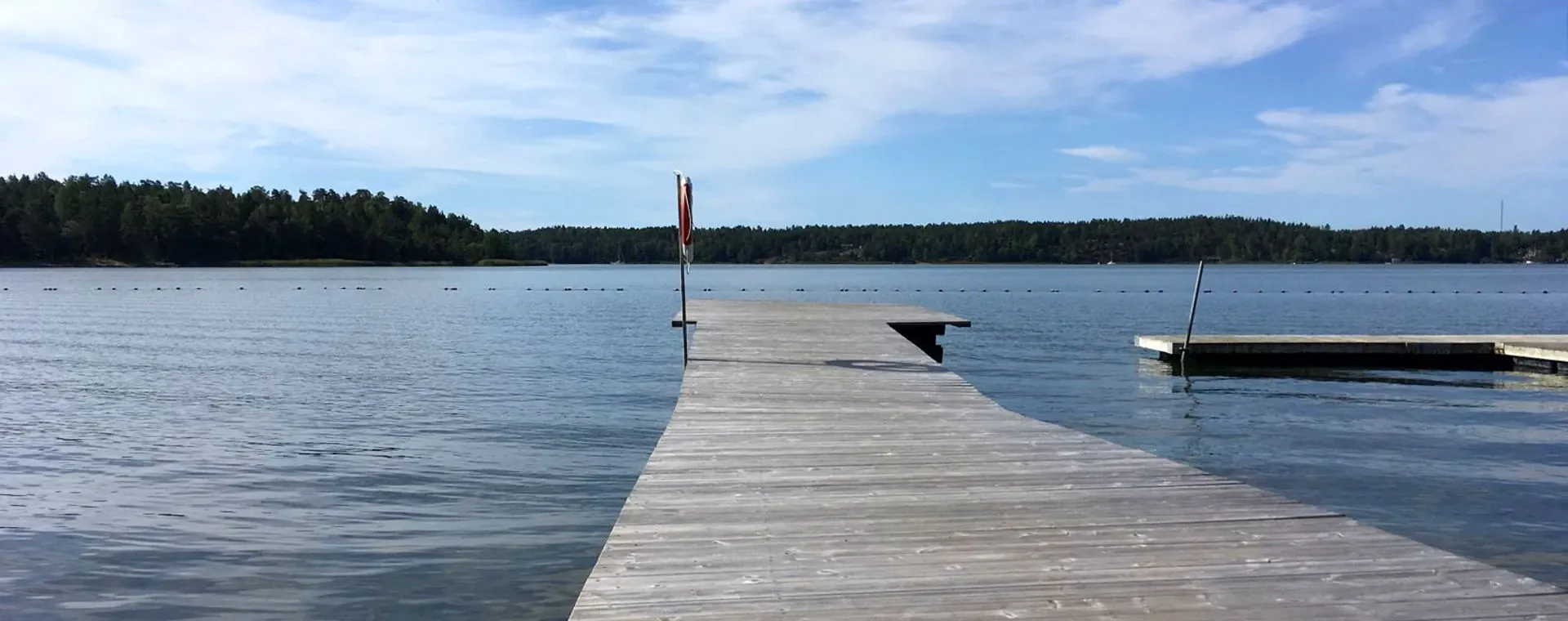 Jetee Lac Archipel Stockholm - Suède