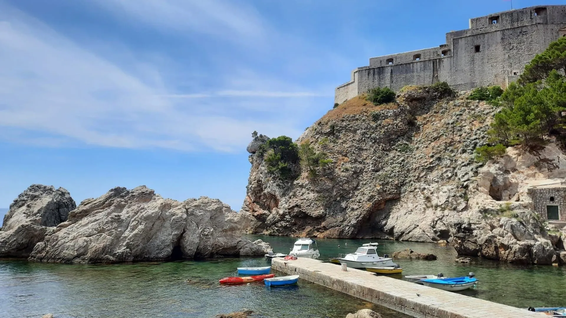 Jetee Ruines Dubrovnik - Croatie