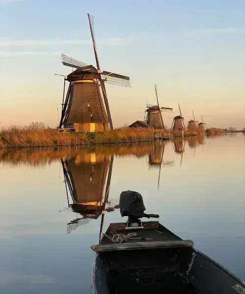 Moulins à vent de Kinderdijk - Hollande-Méridionale - Pays-Bas