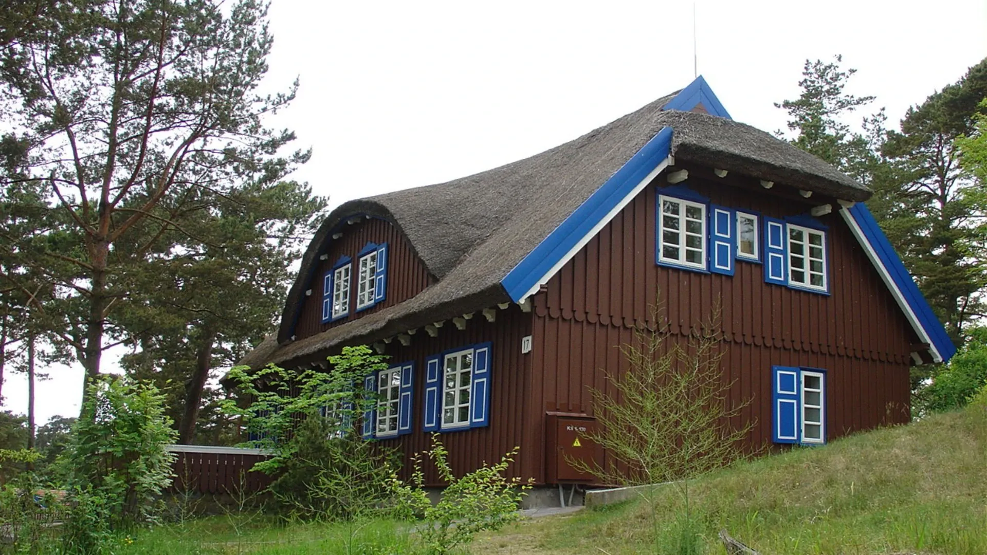 Maison traditionnelle en bois - Côte baltique - Lituanie
