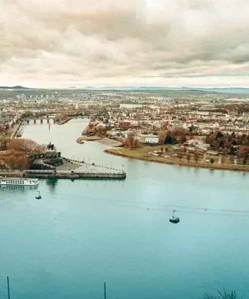 Coblence sur le Rhin - Rhénanie - Allemagne