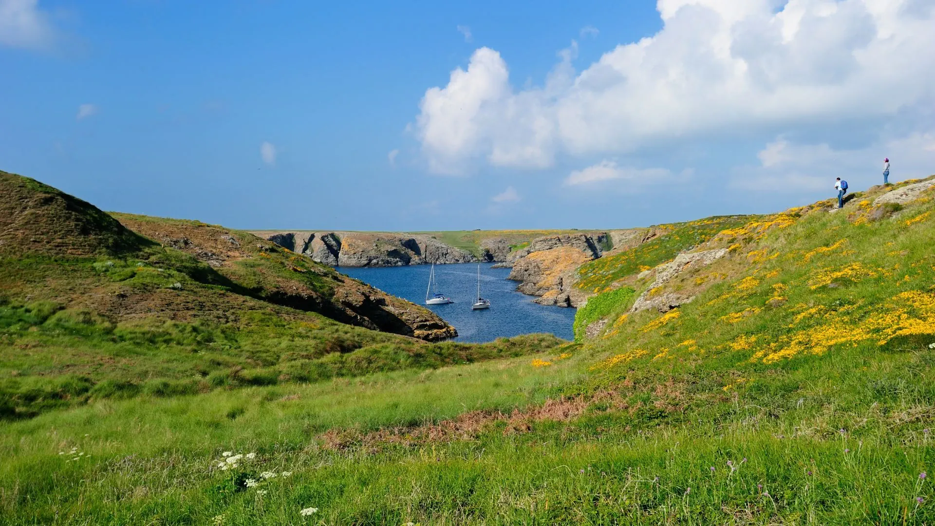 La Anse De Ster Ouen Sur Belle Ile En Mer Ccrt Bretagne - Bretagne - France