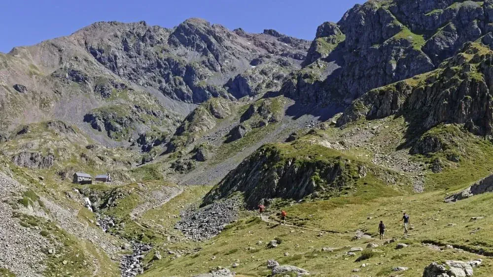 Refuge de la Blanche vu d en haut - Alpes - France