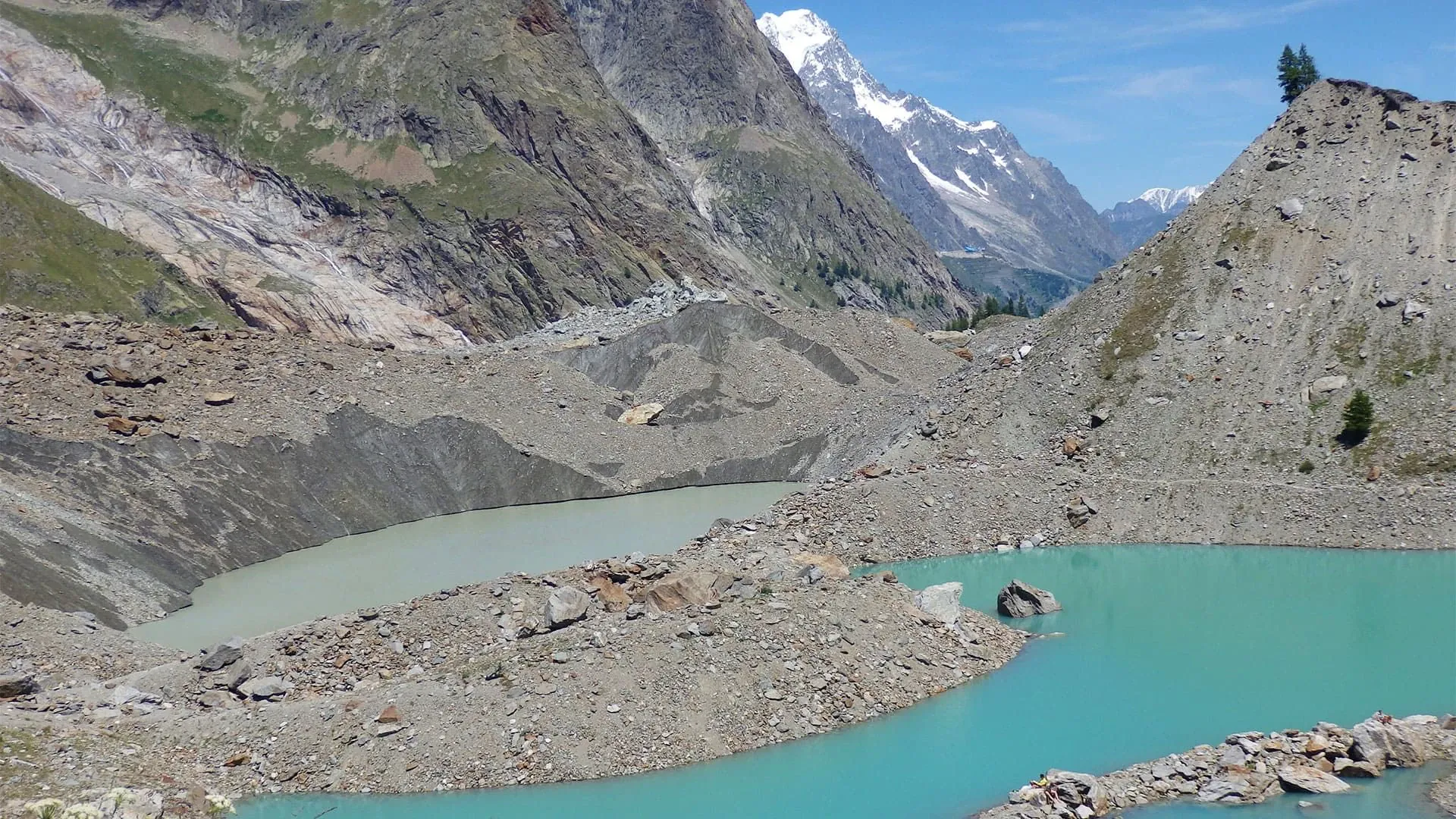 Lac Du Miage Massif Mont Blanc - France
