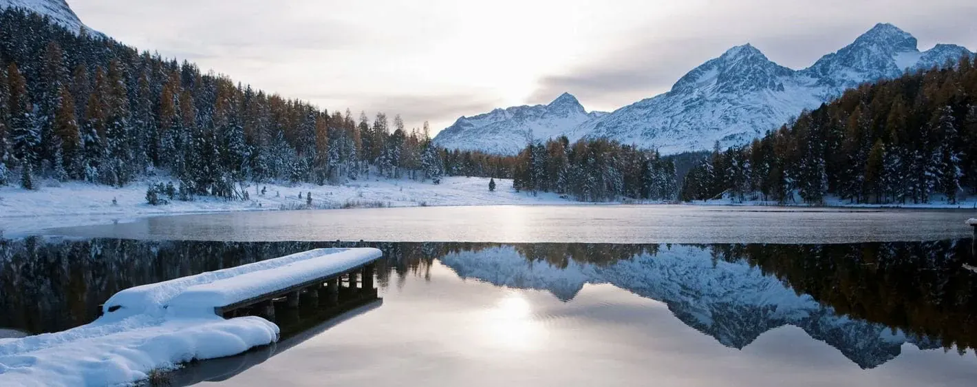 Lac Staz Pres St Moritz Haute Engadine - Suisse