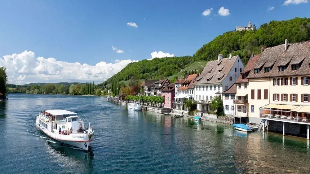 Paysage le long du Rhin - Allemagne
