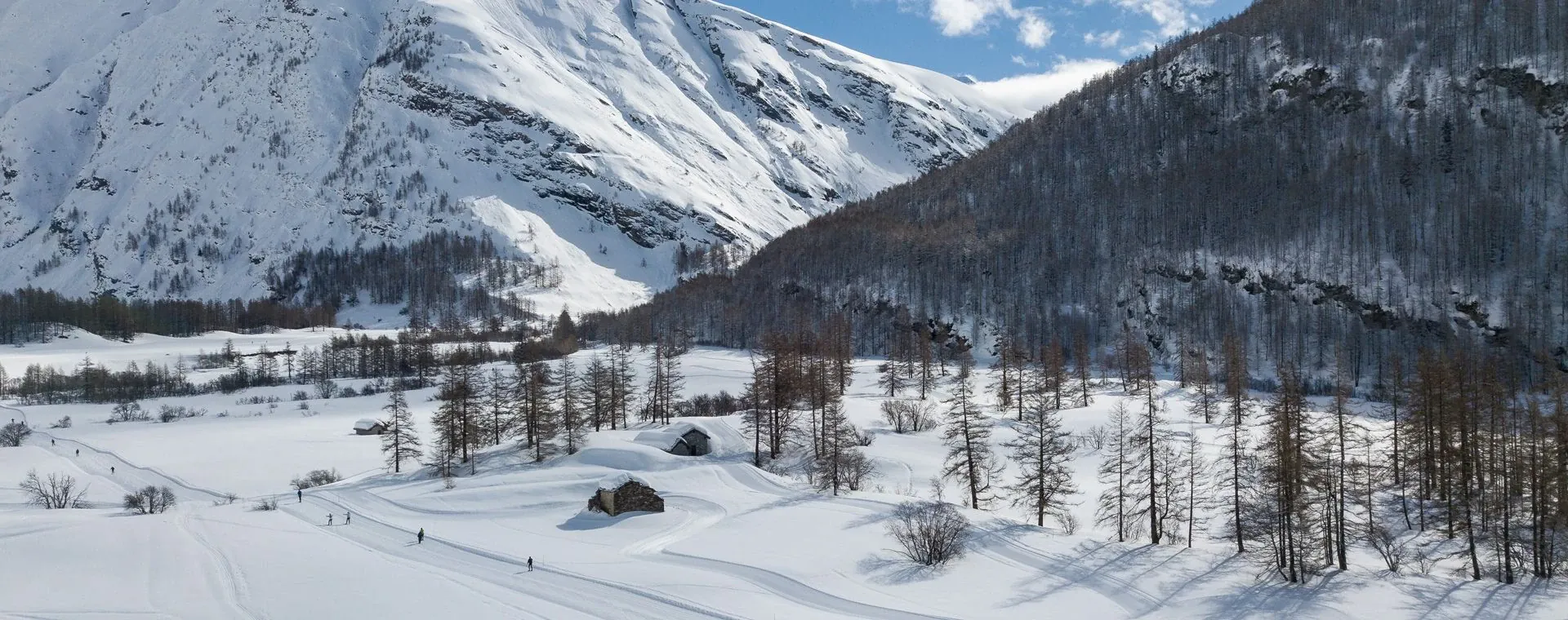 Paysage Bessans Hiver - France
