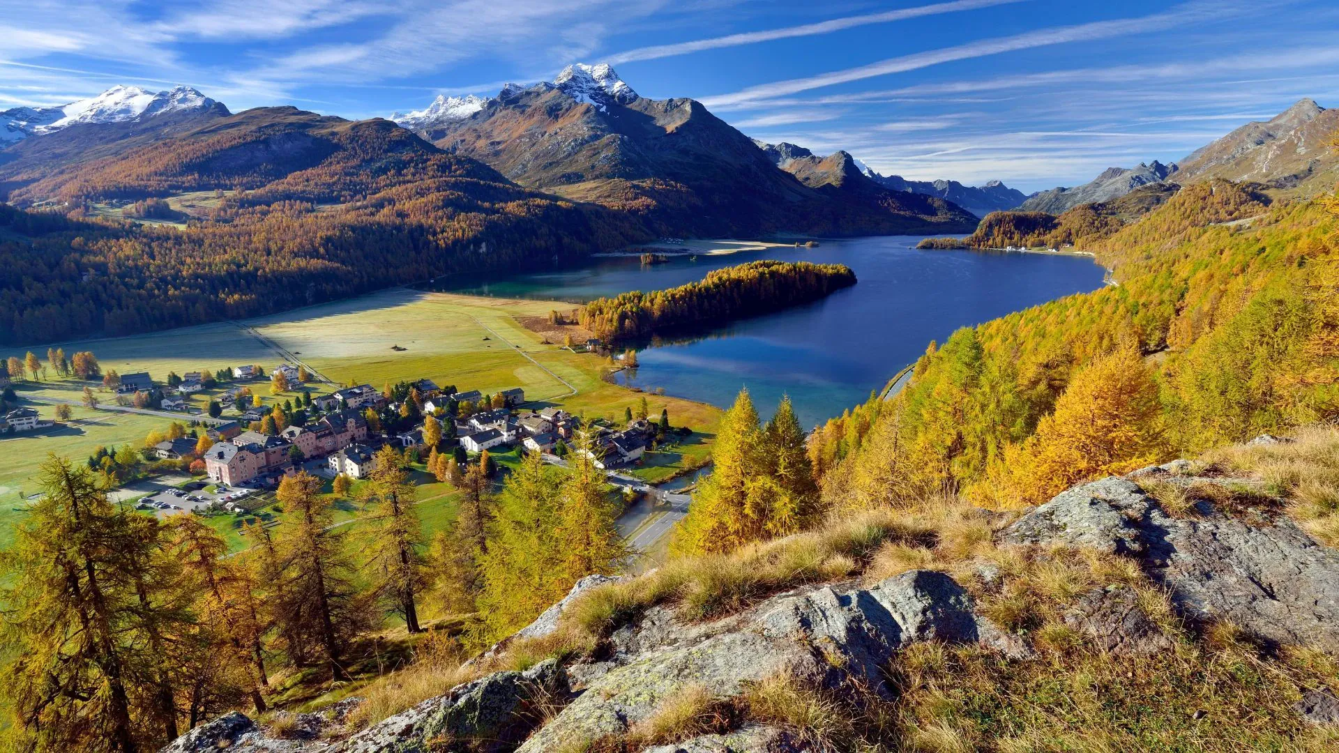Le Lac De Sils Engadine Swisse - Suisse