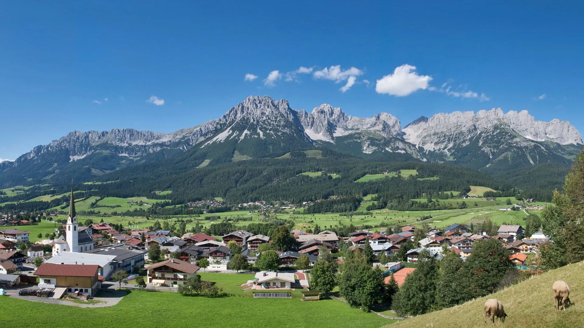 Le Village Dellmau Et Le Massif Du Kaisergebirge - Autriche