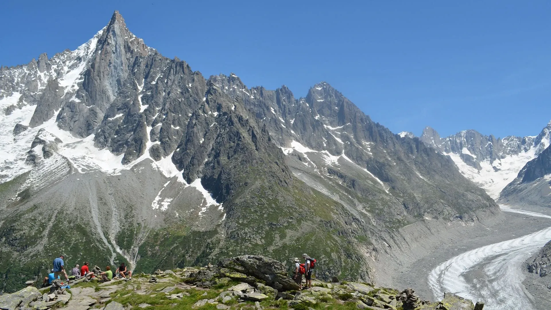 Les Drus Et Mer De Glace - France