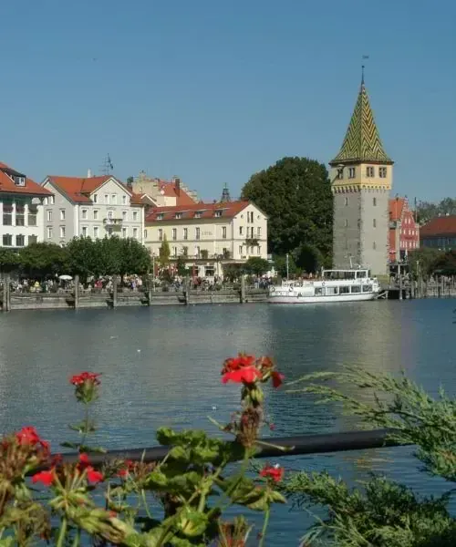 Port de Lindau et tour Mangturm - Lac de Constance - Allemagne