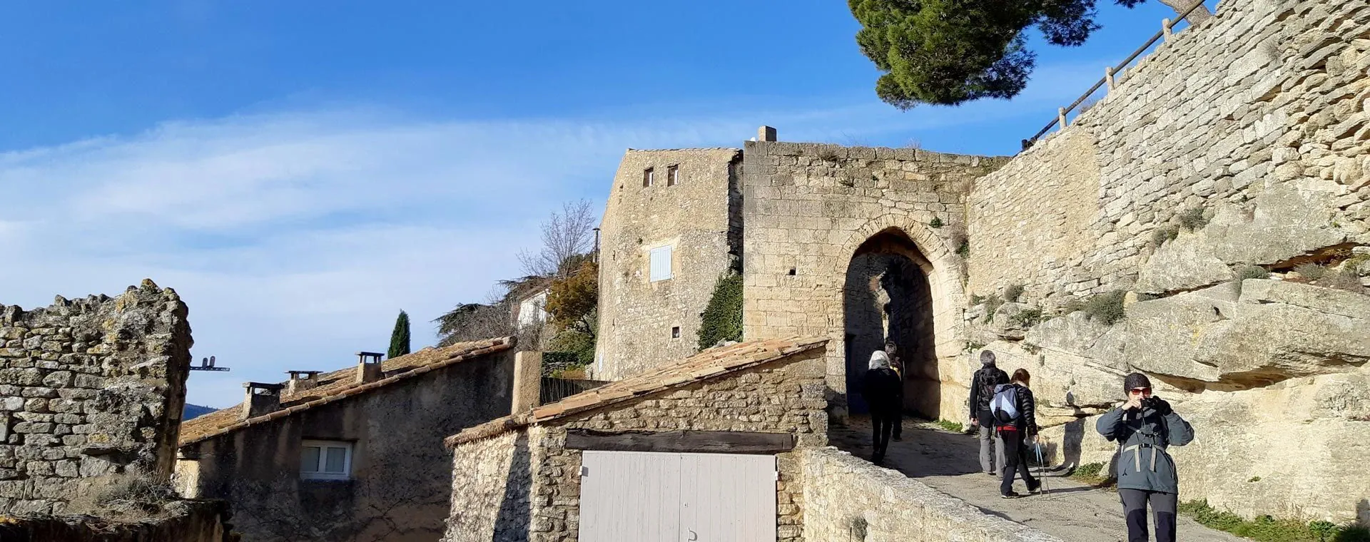 Paysage du Luberon en hiver - Provence - France