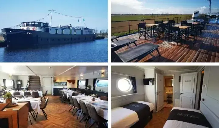 Peniche Magnifique IV avec terrasse restaurant et cabine - Pays-Bas