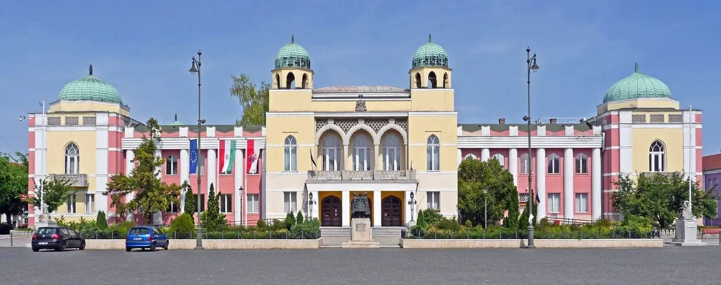 Mairie Ville Mohacs Hongrie - Allemagne