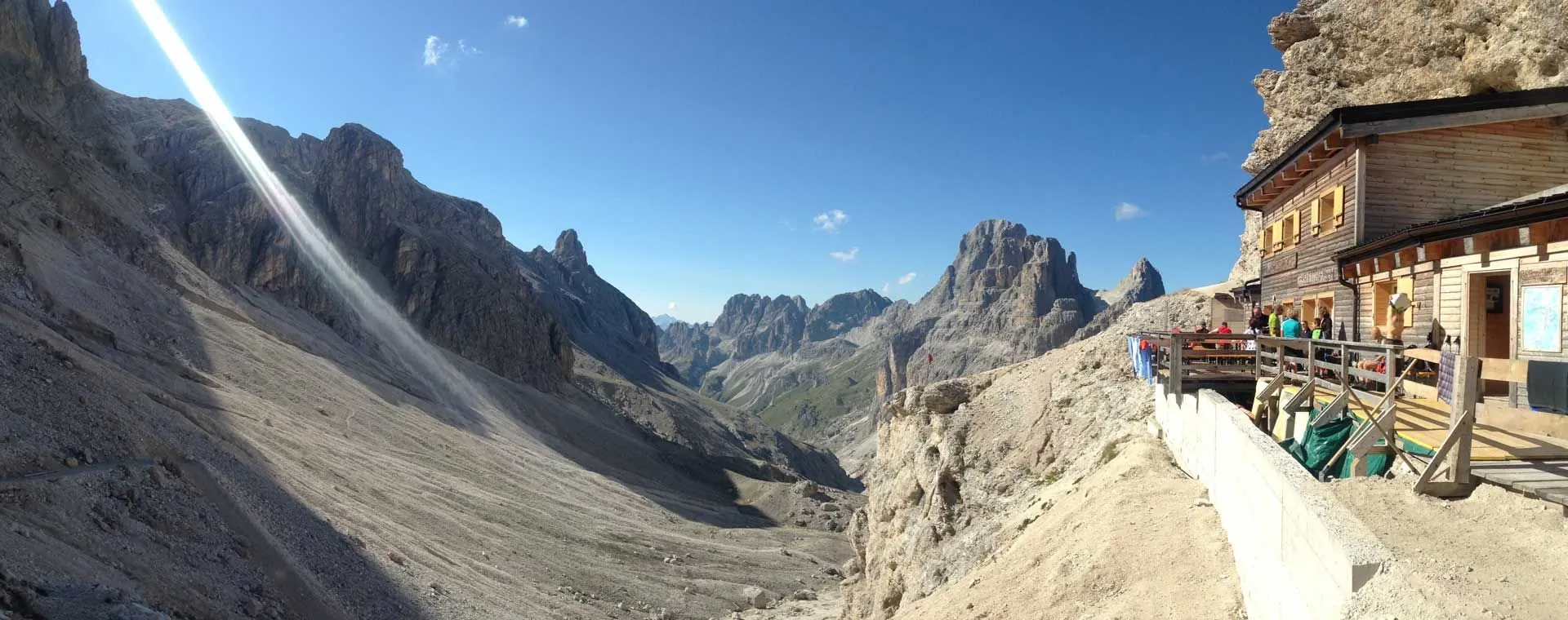Massif Du Rosengarten Depuis Le Refuge Passo Principe Dolomites Willfrid Valette - Dolomites - Italie