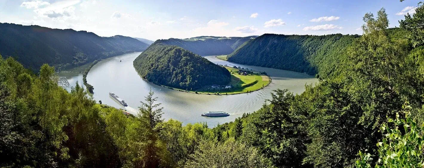 Meandre Danube Schlogen Autriche - Allemagne