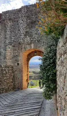 Village médiéval fortifié de Monteriggioni - Toscane - Italie