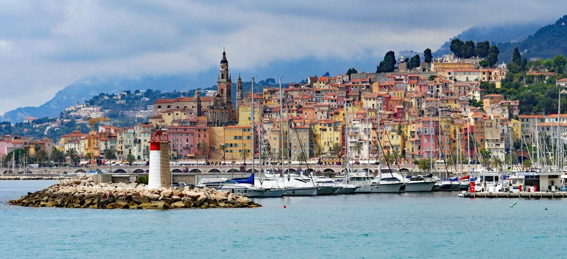 Menton Depuis Mer - France