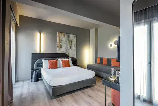 Chambre double moderne avec decoration contemporaine - Hotel Arcadion - Corfou Grece