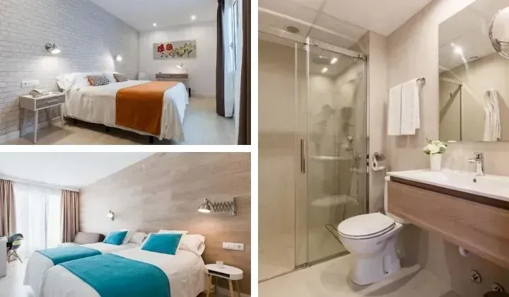 Hostal moderne avec chambres confortables et salle de bain contemporaine - Minorque Espagne