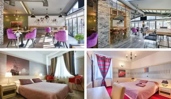 Restaurant moderne et chambres confortables - Hotel Galija Istrie Croatie