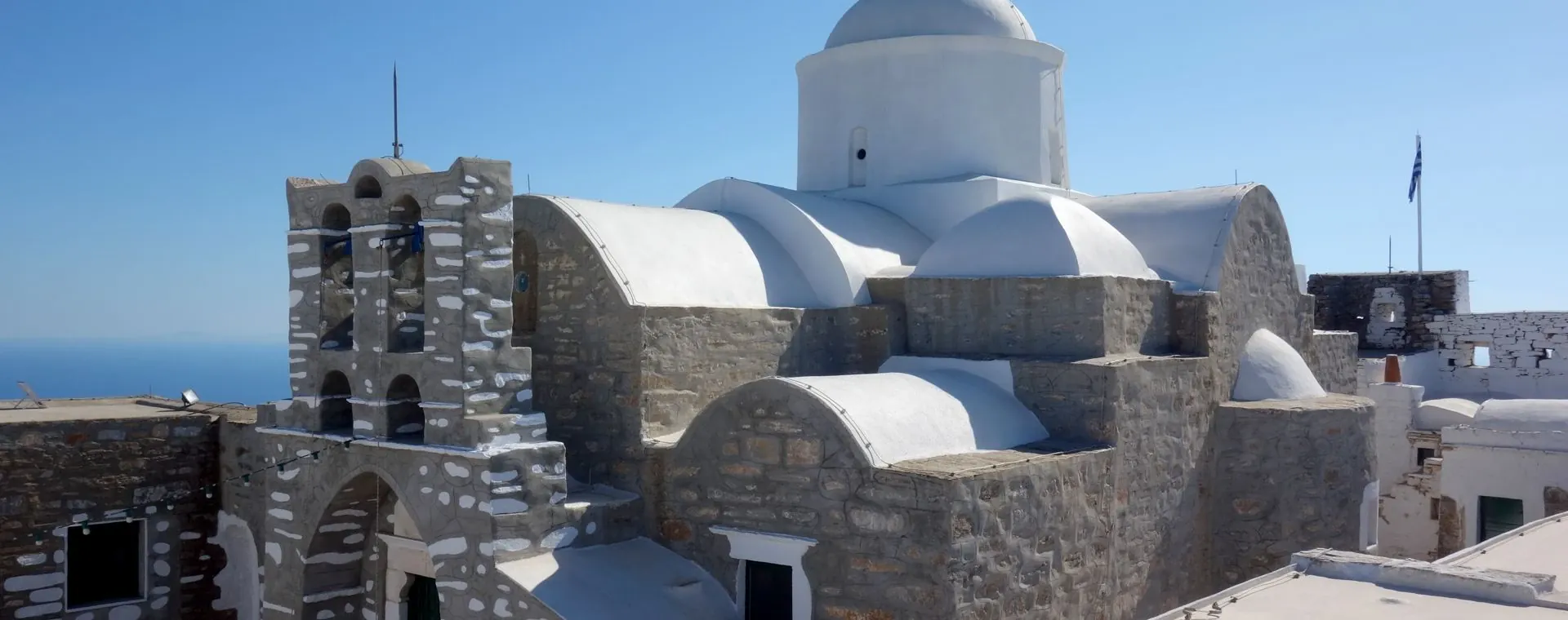 Monastere Profitis Ilias Sommet Ile Sifnos - Grèce