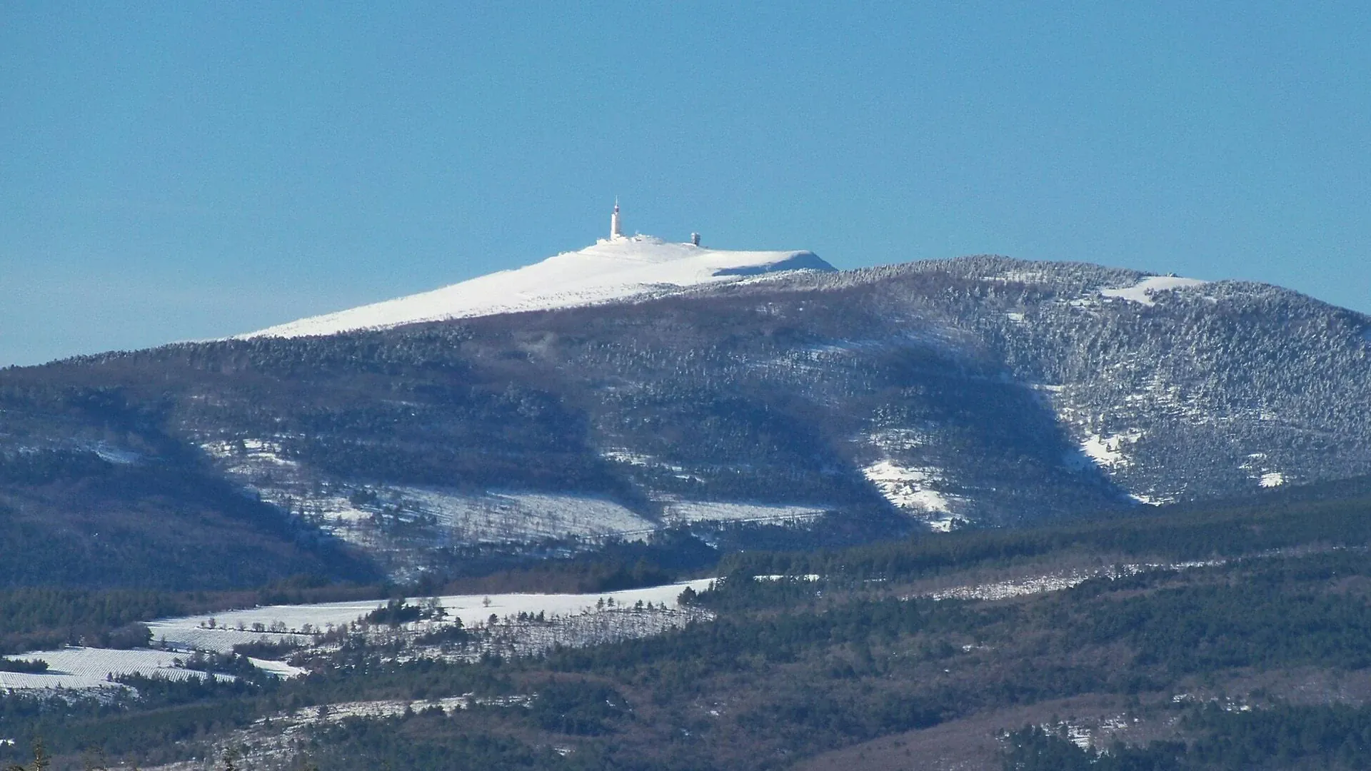 Mont Ventoux Hiver C Veronique Pagnier Wikimedia Commons - France