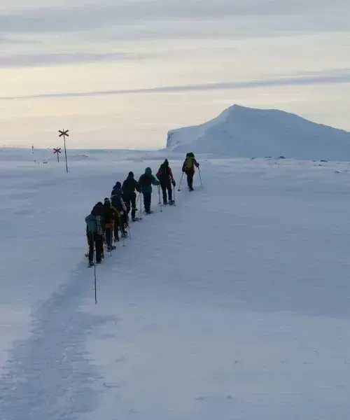 Montée en raquette  ©Emmanuelle Deschamps