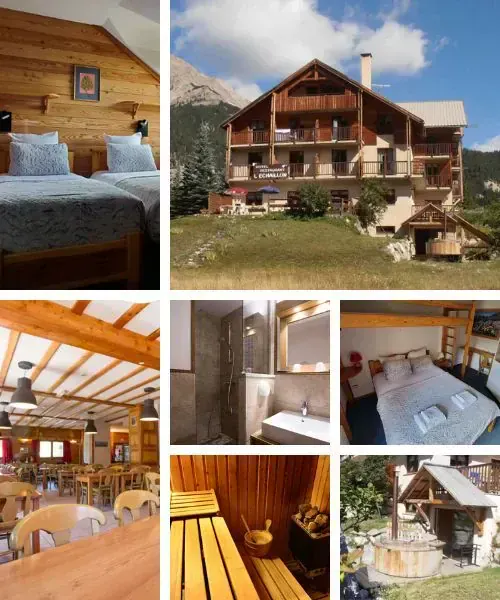 Chalet de montagne avec chambres restaurant et sauna - Vallee de la Claree Alpes