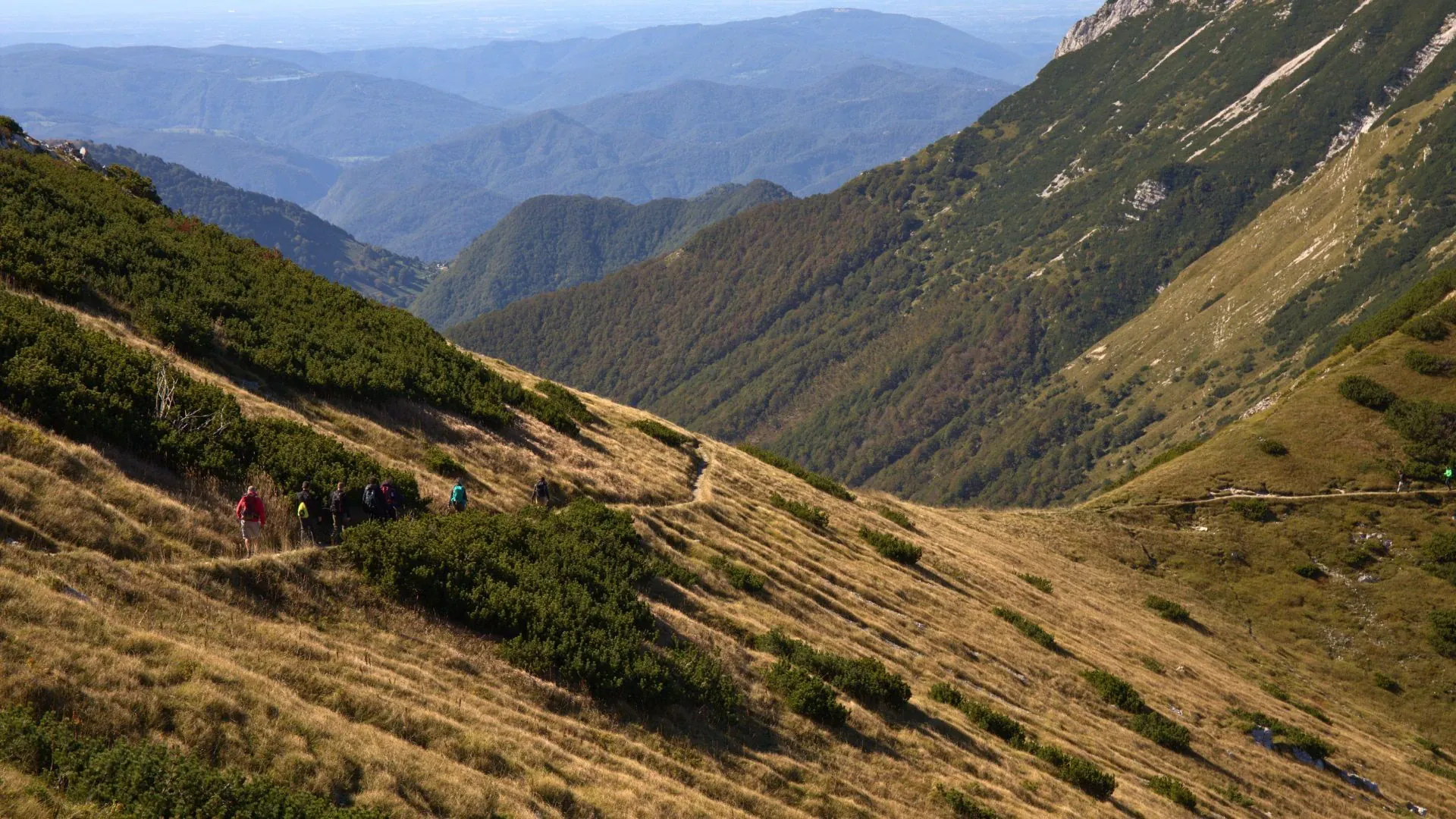 Refuge de montagne au coucher du soleil - Alpes Juliennes - Slovenie