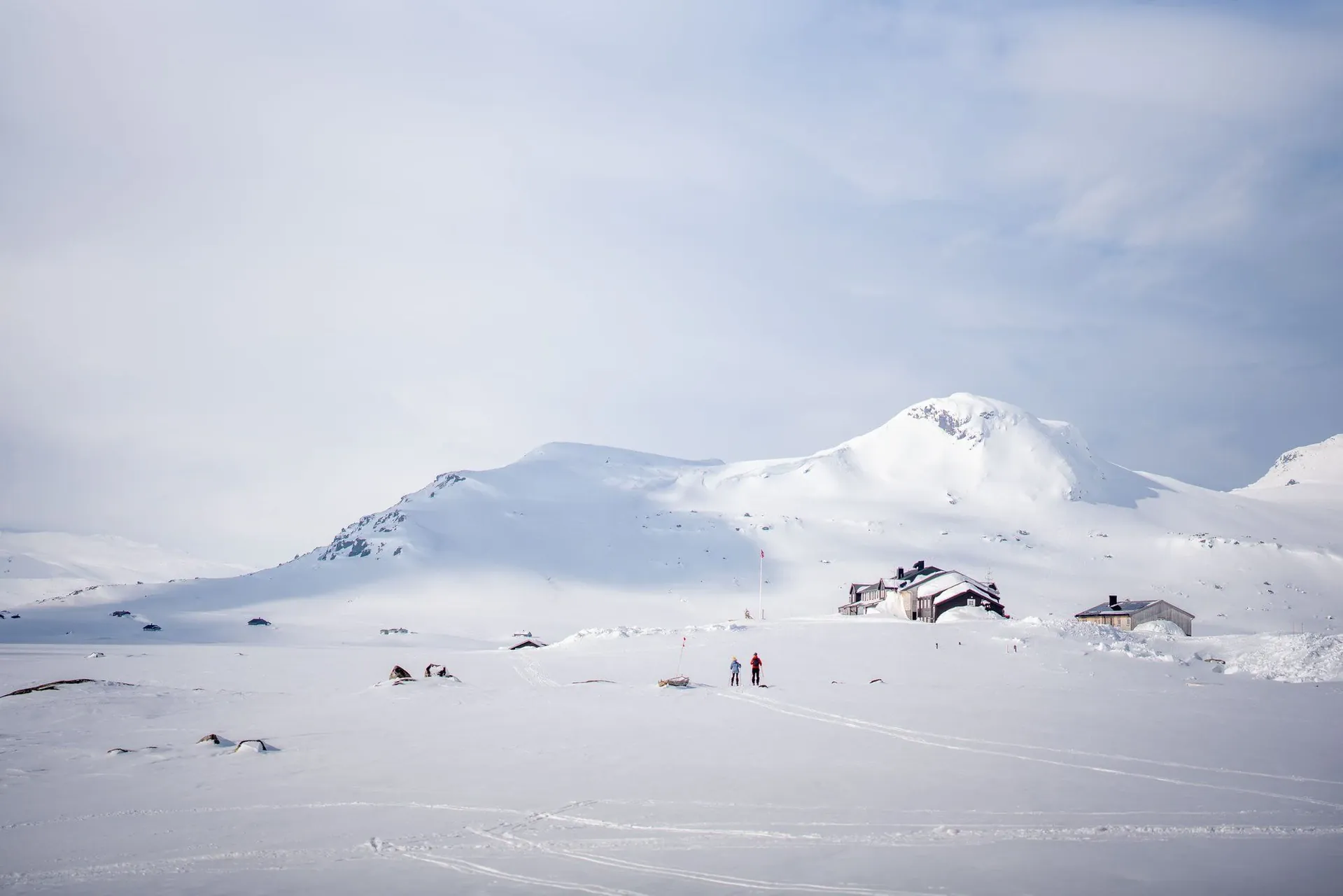 Refuge de montagne sur le Hardangervidda - Norvège