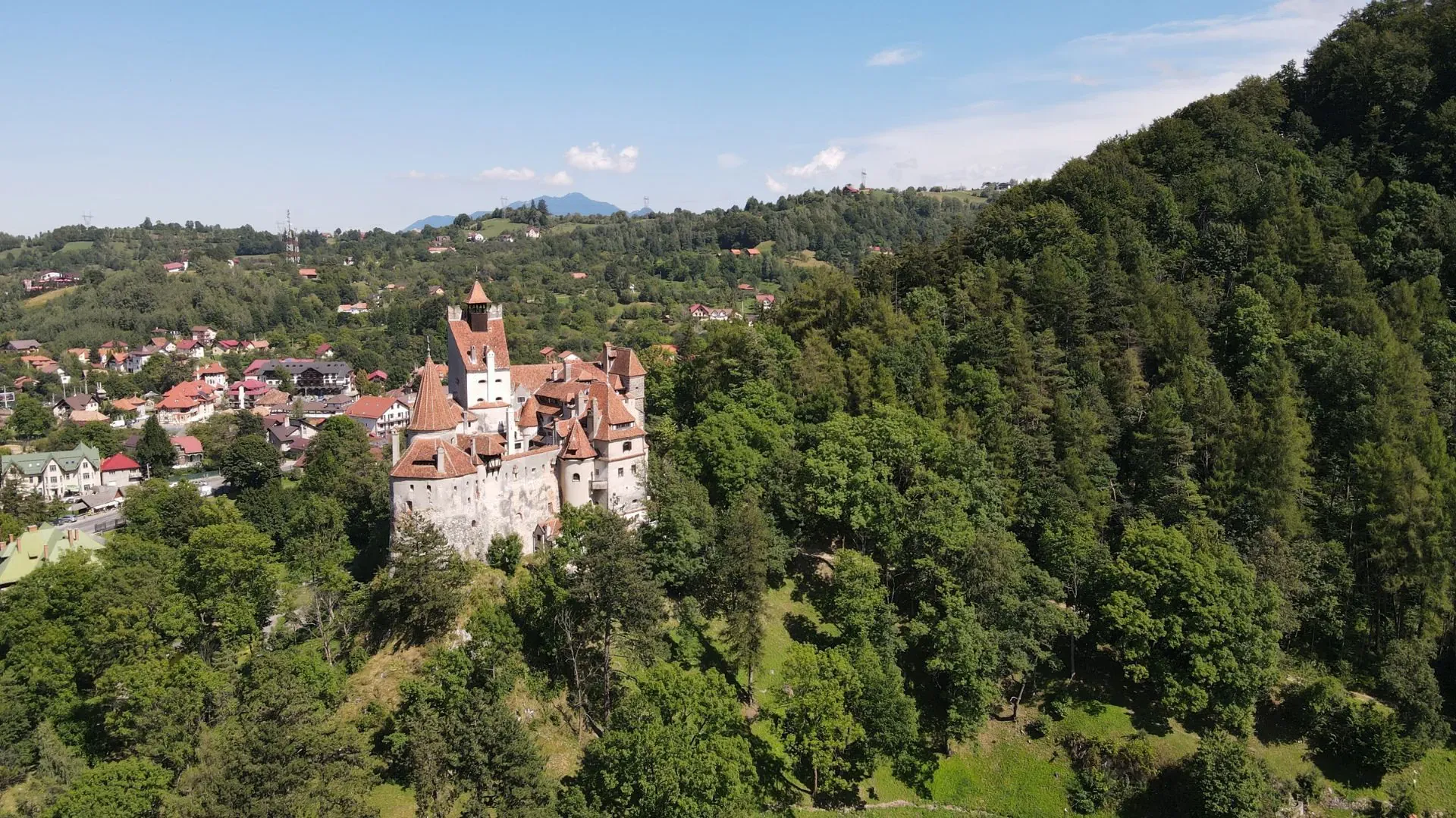 Village de montagne dans les Carpates - Roumanie