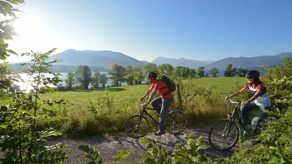 Muenchen Venezia Radweg 01 Bayern Alpenregion Tegernsee Schliersee C Wolfgang Ehn - Allemagne