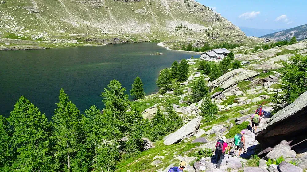 Refuge de Nice dans le Mercantour - France