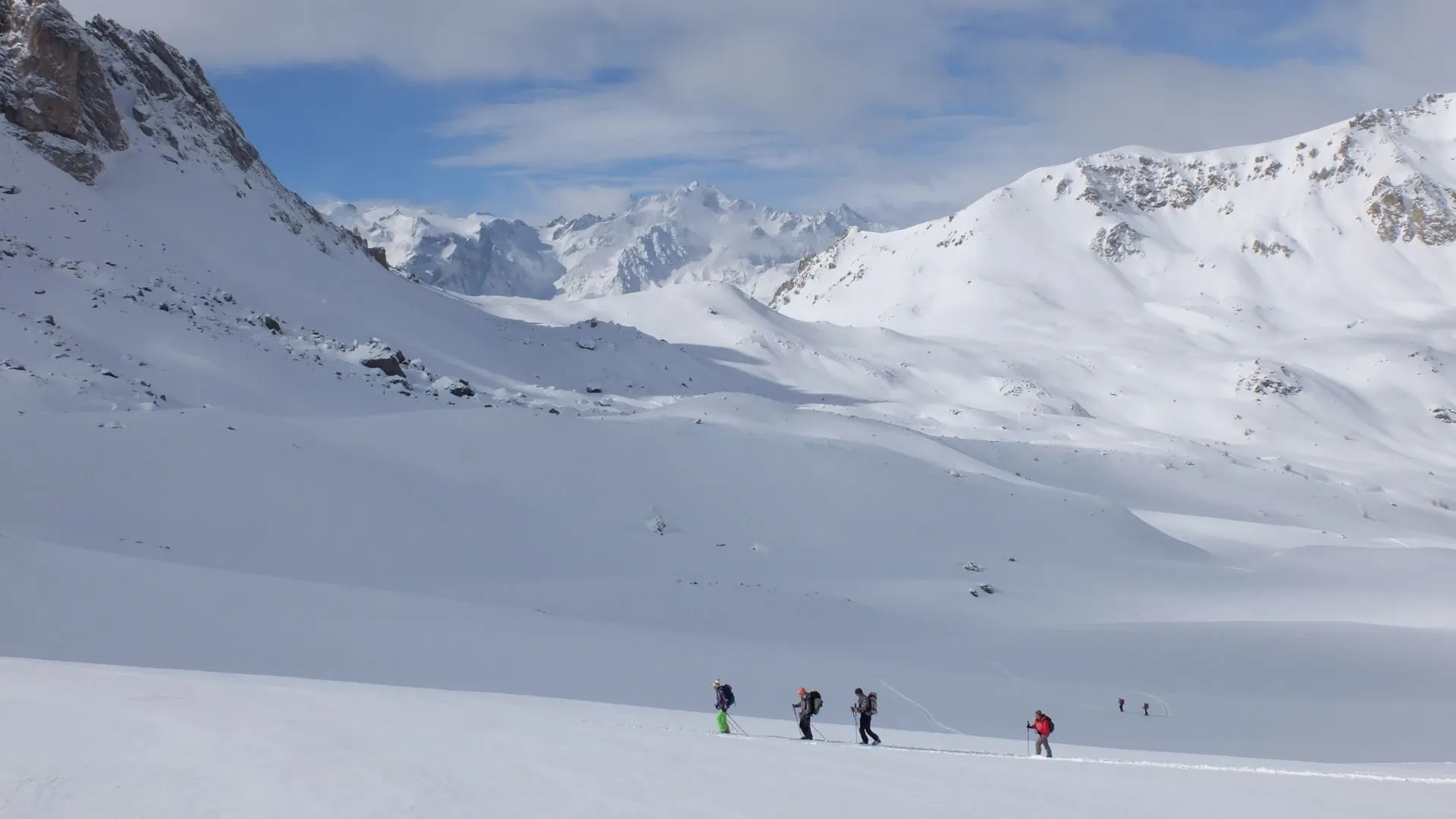 Ski de randonnée nordique en Haute Clarée - Hautes-Alpes