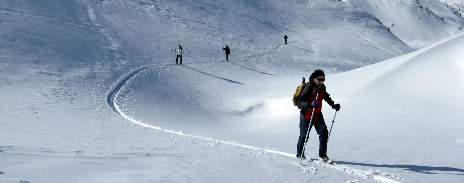 Ski de randonnée nordique dans le Queyras - France