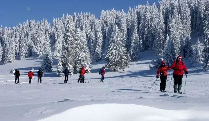 Ski de randonnée nordique dans le Vercors - Alpes - France