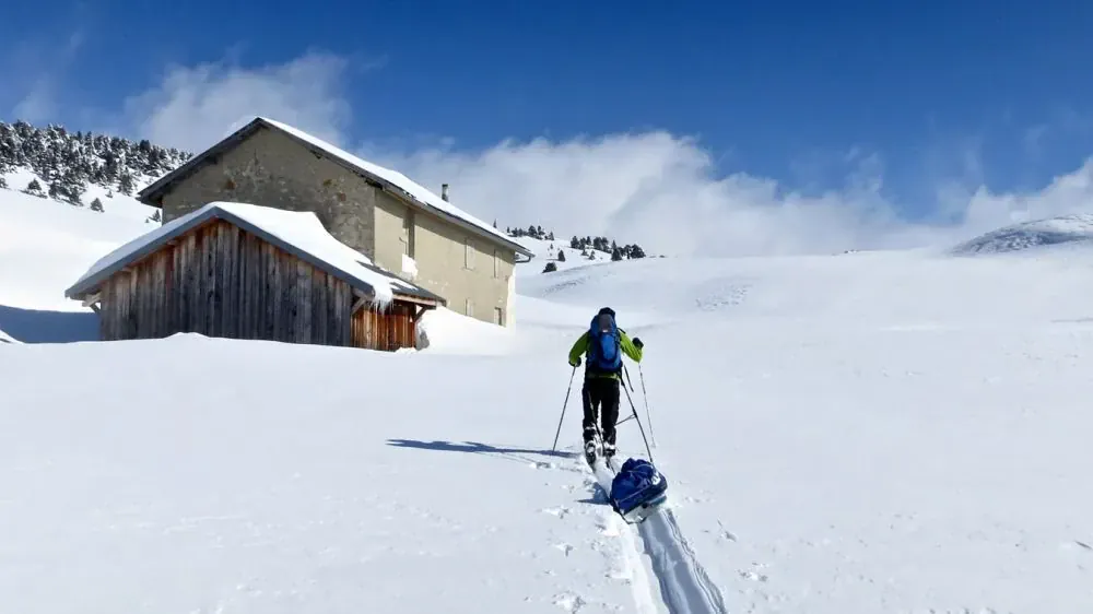 Ski de randonnée nordique sur la trace des Escartons - Hautes-Alpes - France