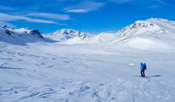 Ski nordique avec pulka dans le Vercors - France