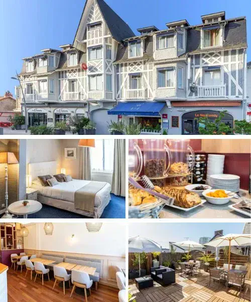 Hotel normand avec chambres petit-dejeuner et terrasse - Guerande Bretagne