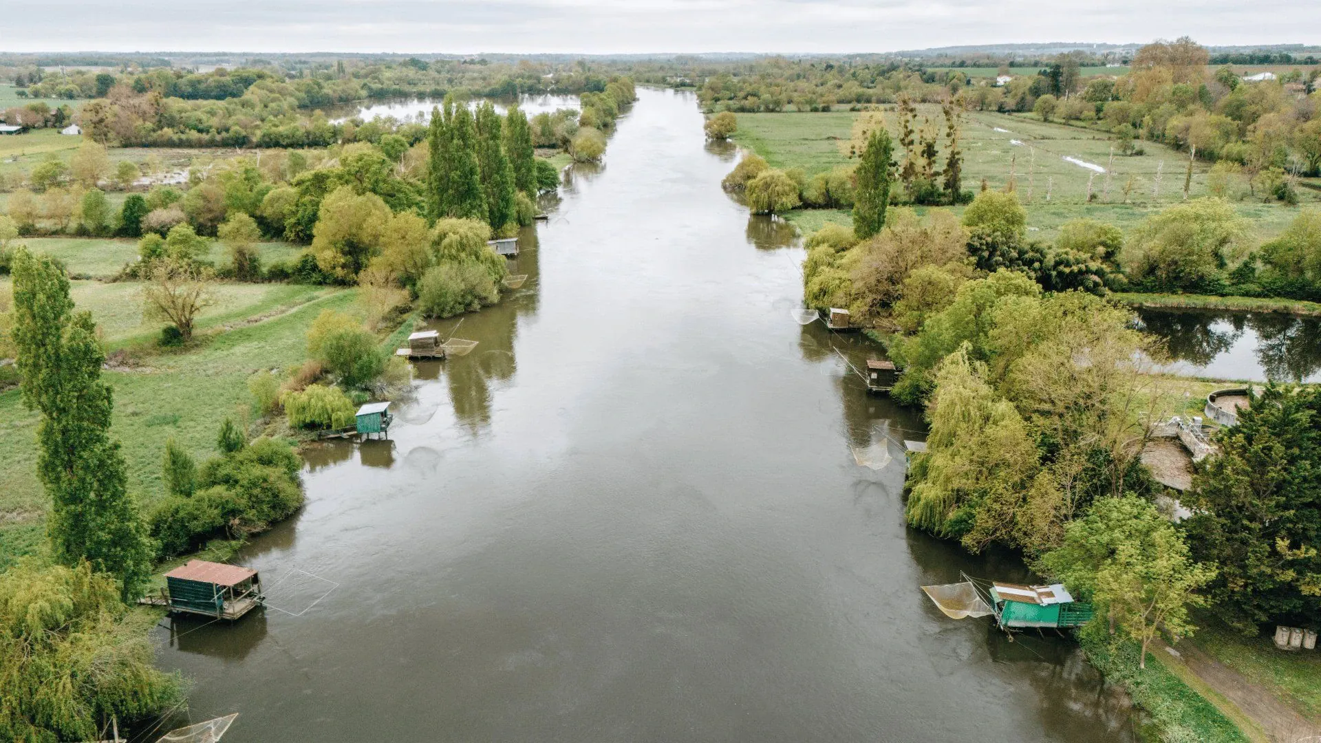 Maisons anciennes à Saint-Savinien - Charente-Maritime - France