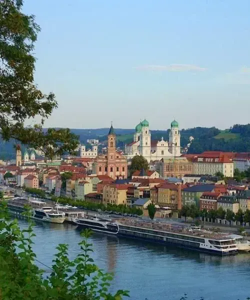 Vieille ville de Passau au bord du Danube - Bavière - Allemagne