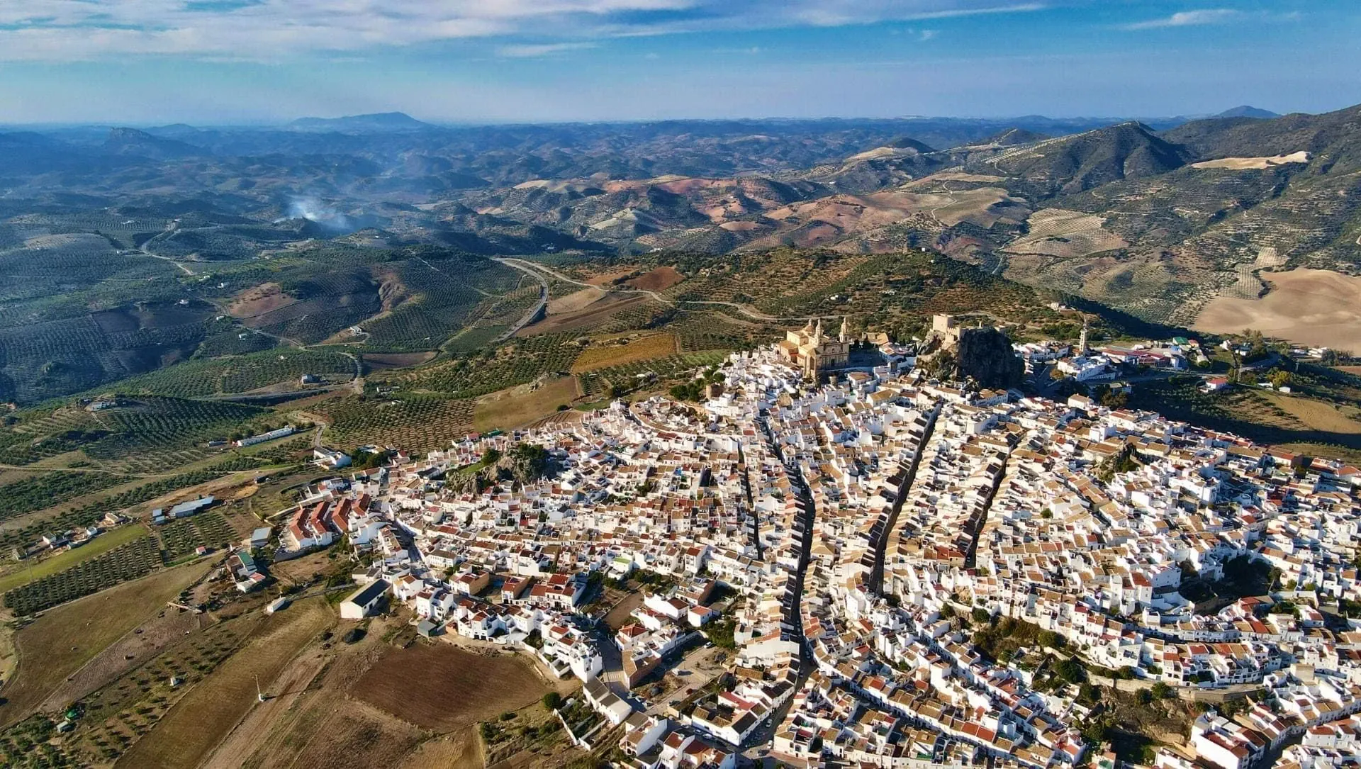 Olvera Vue Du Ciel Andalousie A Velo C David Praire - Andalousie - Espagne © David Praire